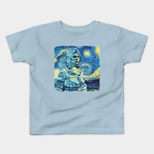 The Lady of space and Time Van Gogh Style Kids T-Shirt